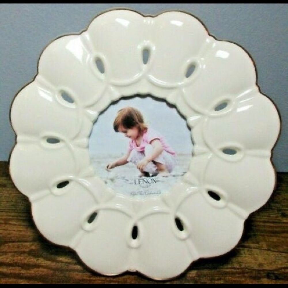 Lenox Opal Innocence 5 x 7 Frame Wedding Promises Collection Pre-owned Pearl